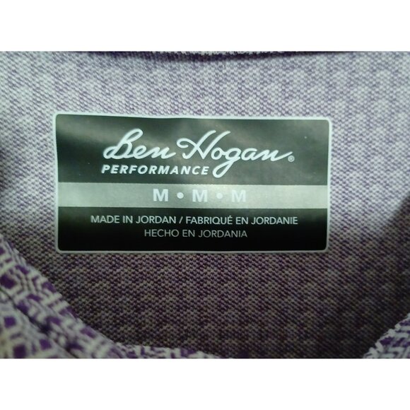 Ben Hogan Golf Shirt Men's Size Medium Purple - Picture 3 of 5